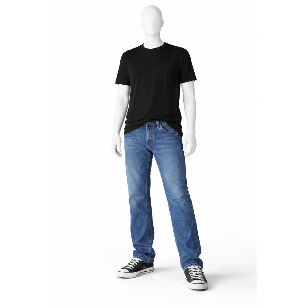 Levi’s 505 Straight Jeans Womens 30x28 10S Blue Stretch Denim Mid Rise Casual